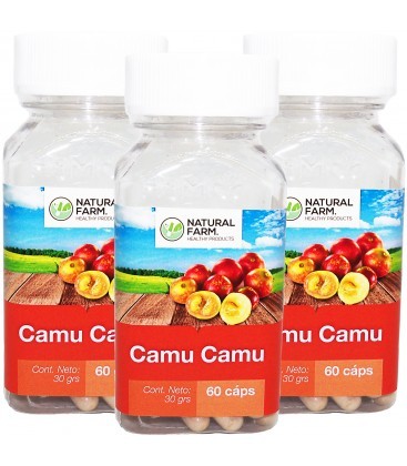 3 x Natural Farm Camu Camu 500 mg