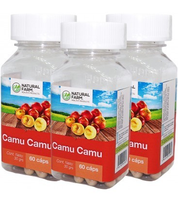 3 x Natural Farm Camu Camu 500 mg