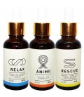 3 x Flores Bach Relax Rescue Y Animo 3 Flores 30ml