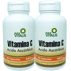 2 x Aura Vitalis Vitamina C 443mg