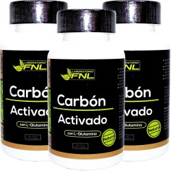 3 x FNL Carbon Activado 500 mg