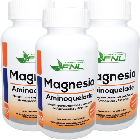 3 x FNL MAGNESIO QUELADO 500 mg