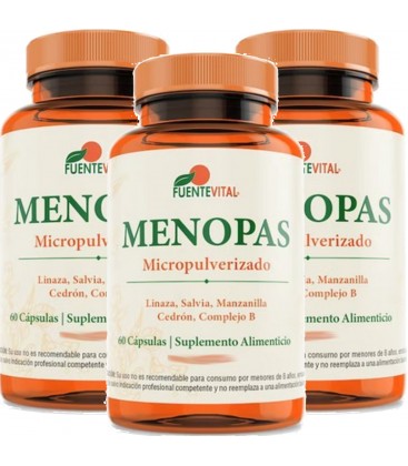 3 x Fuente Vital Menopas 400 mg