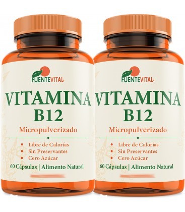 2 x Fuente Vital Vitamina B12 553 mg