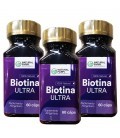 3 x Natural Farm Biotina Ultra 150 mcgs